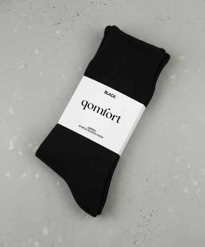 Staple Socks (4-Pack): Black pair